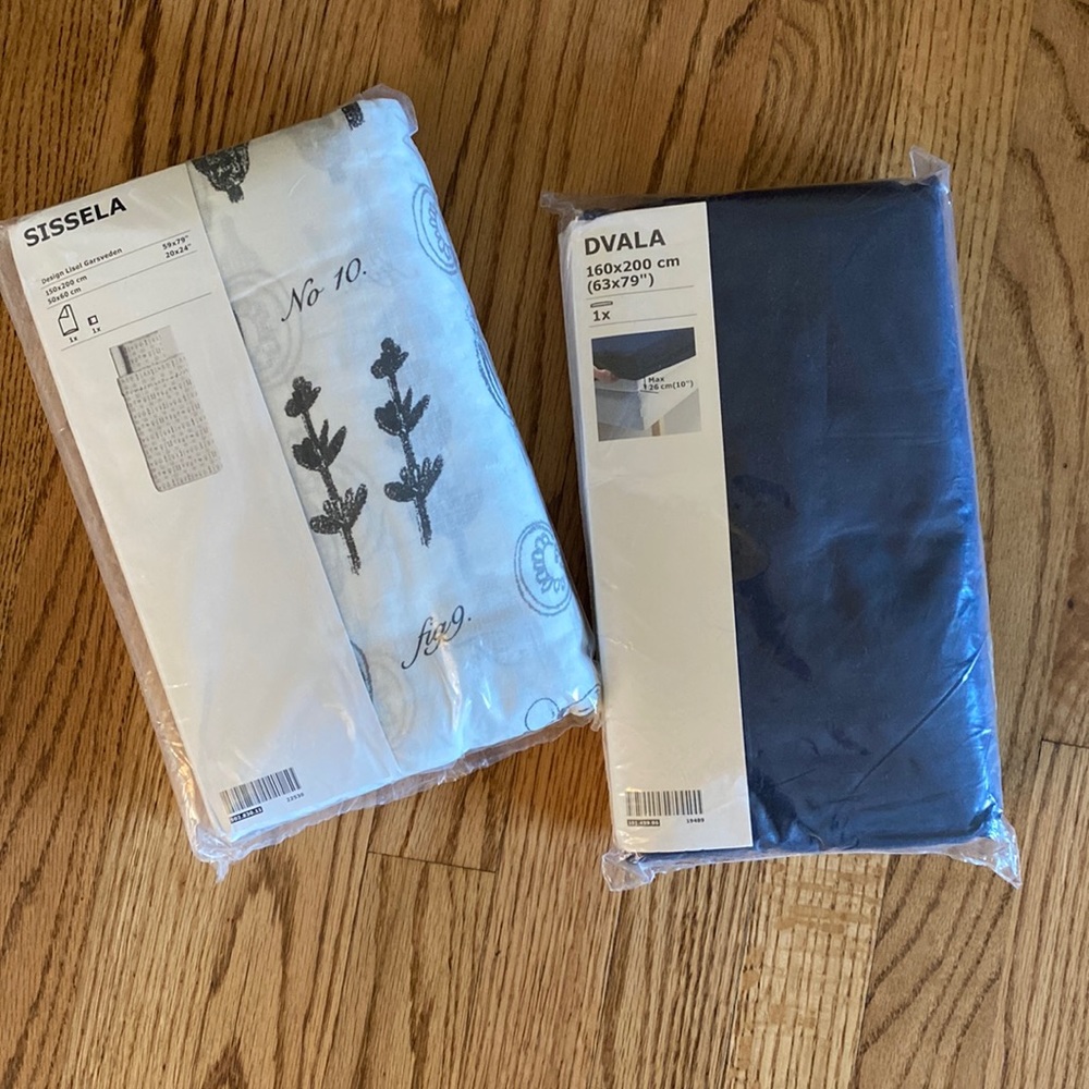 IKEA duvet cover & fitted bed sheet